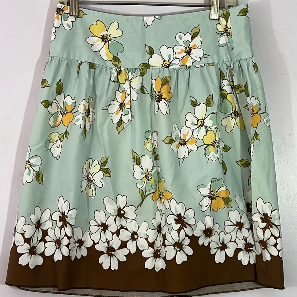 Vintage floral print cotton skirt, size 7, Speechless, juniors